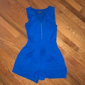Express blue romper